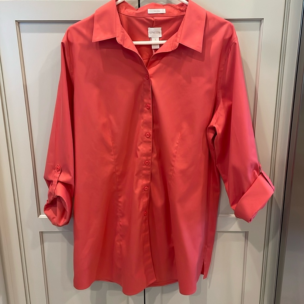 Chicos Pink Pattern Top